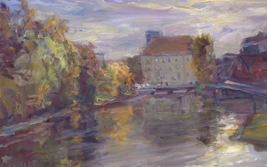 Auf der Aller-Brücke in Celle II