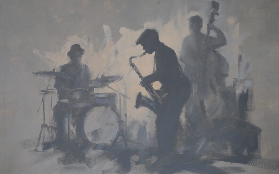 Jazz Band mit saxophon