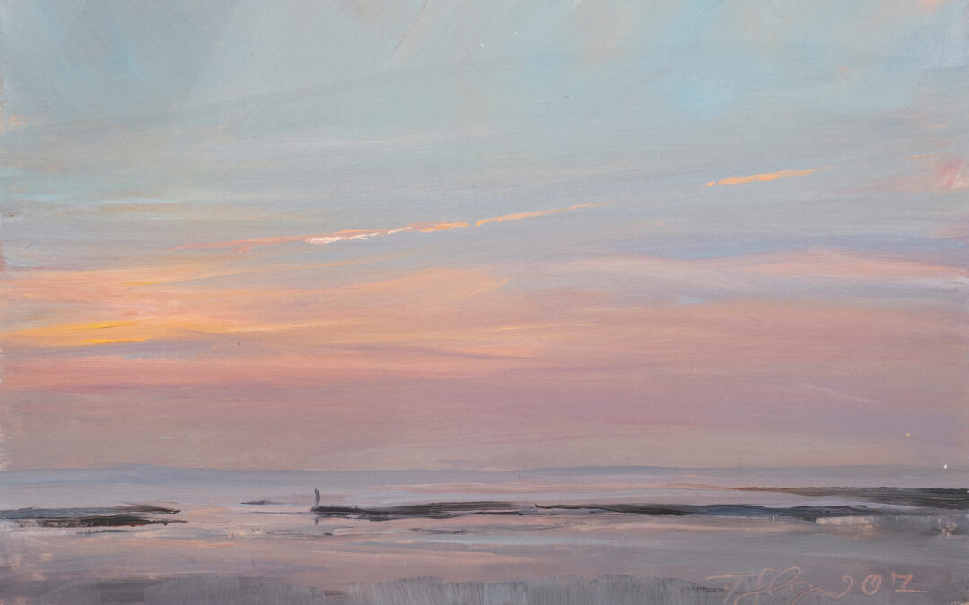 Rosa Abendhimmel
