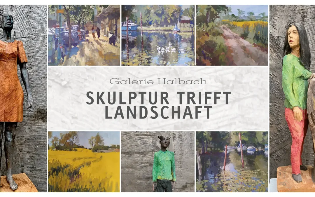 Skulptur trifft landschaft