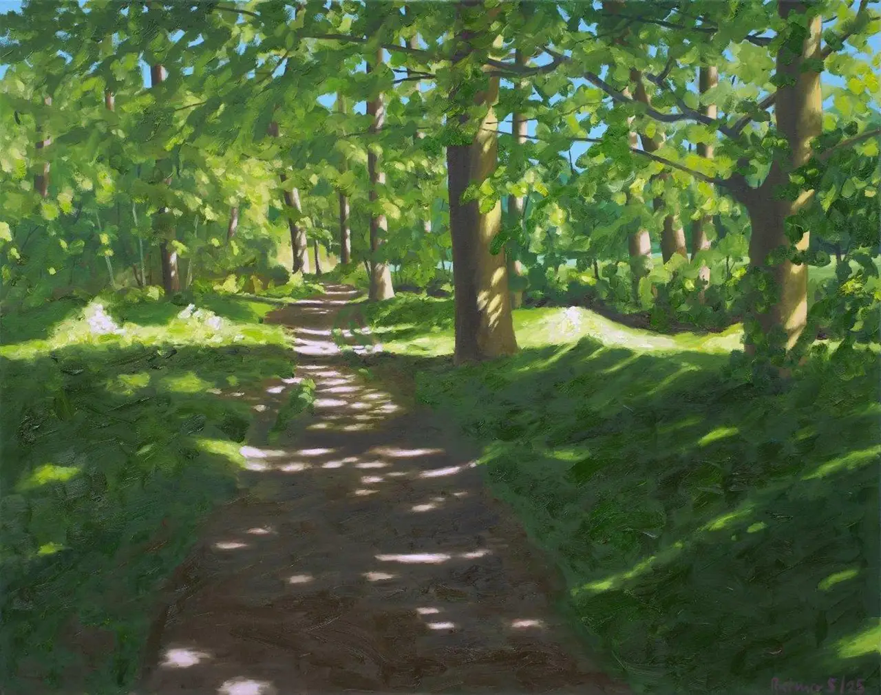 Hermann Reimer – Am Waldrand (95x120cm) 2025