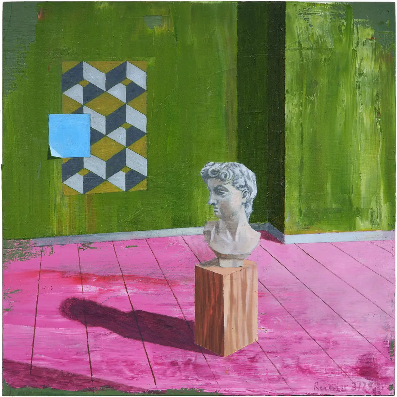 Hermann Reimer – Büste (30x30cm) 2025