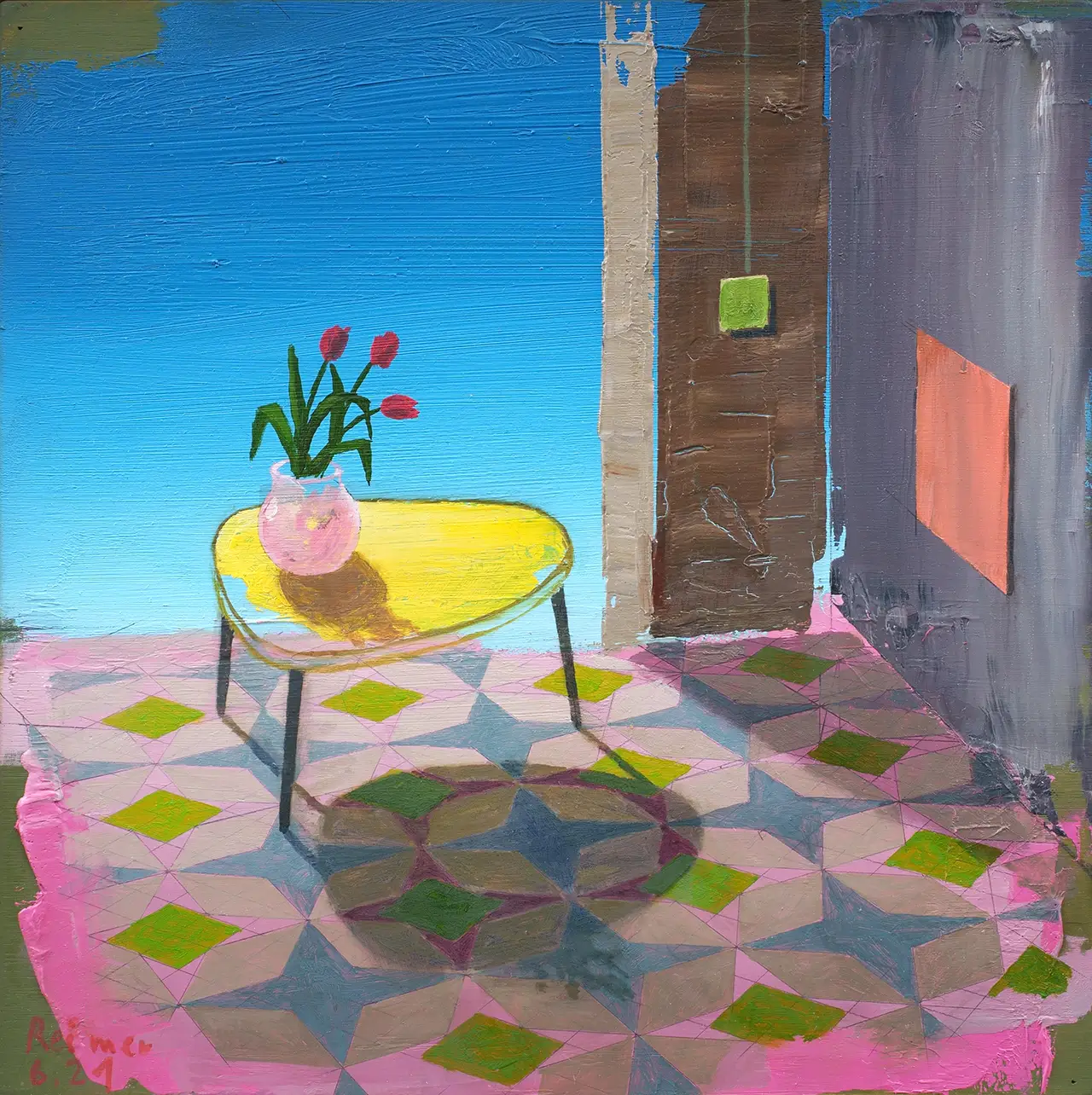 Hermann Reimer – Sonntag (25x25cm) 2021
