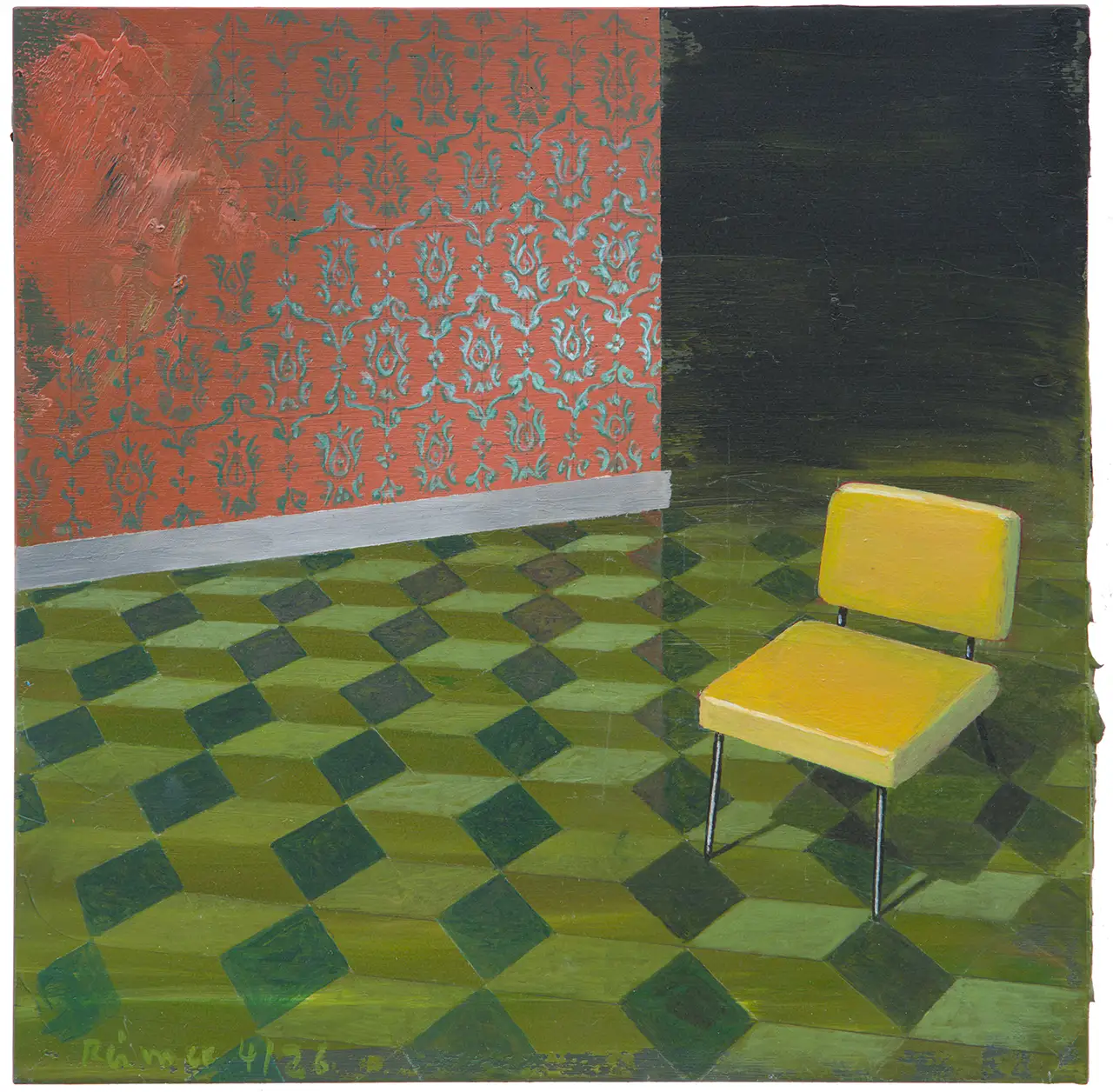 Hermann Reimer – Stuhl (25x25cm) 2026