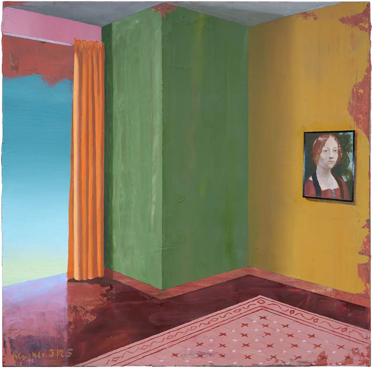 Hermann Reimer – Zimmer (30x30cm) 2025