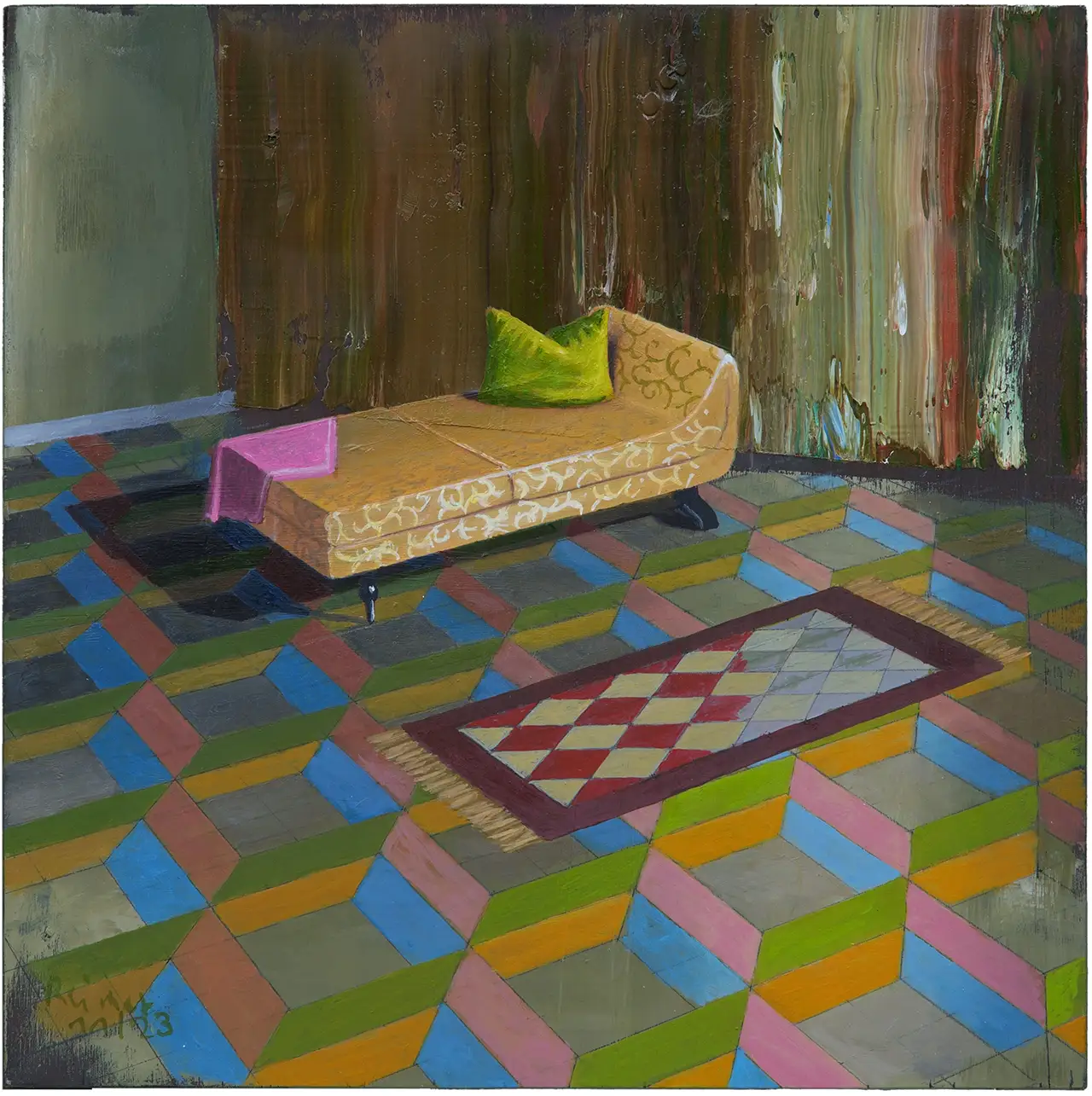 Hermann Reimer – Chaiselongue (25x25cm) 2023