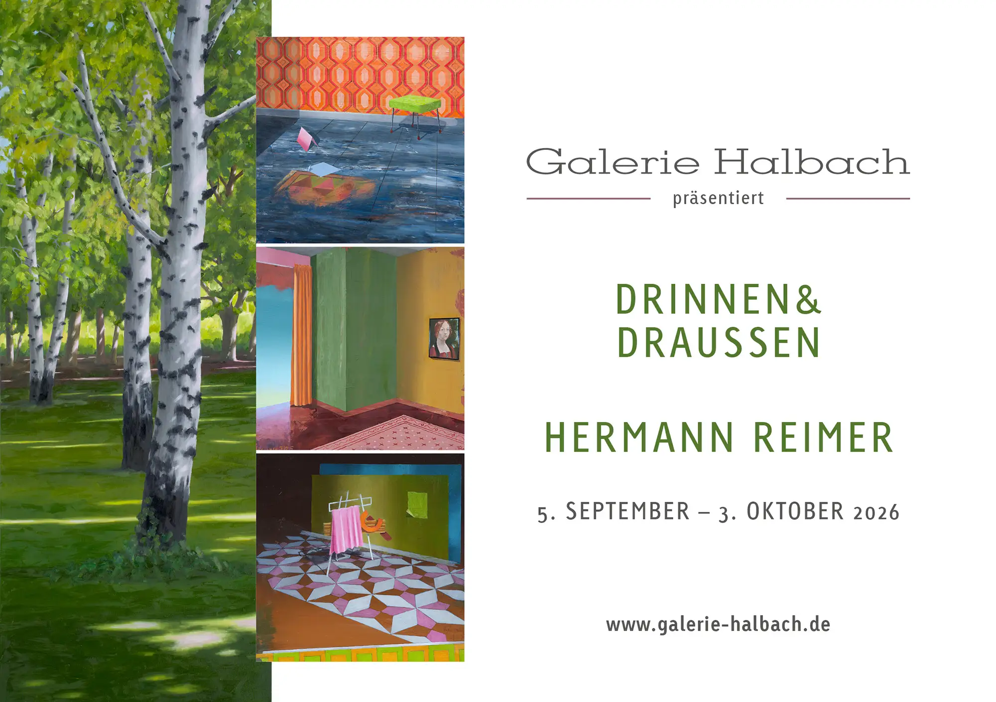 Hermann Reimer – Drinnen & Draußen Einladung