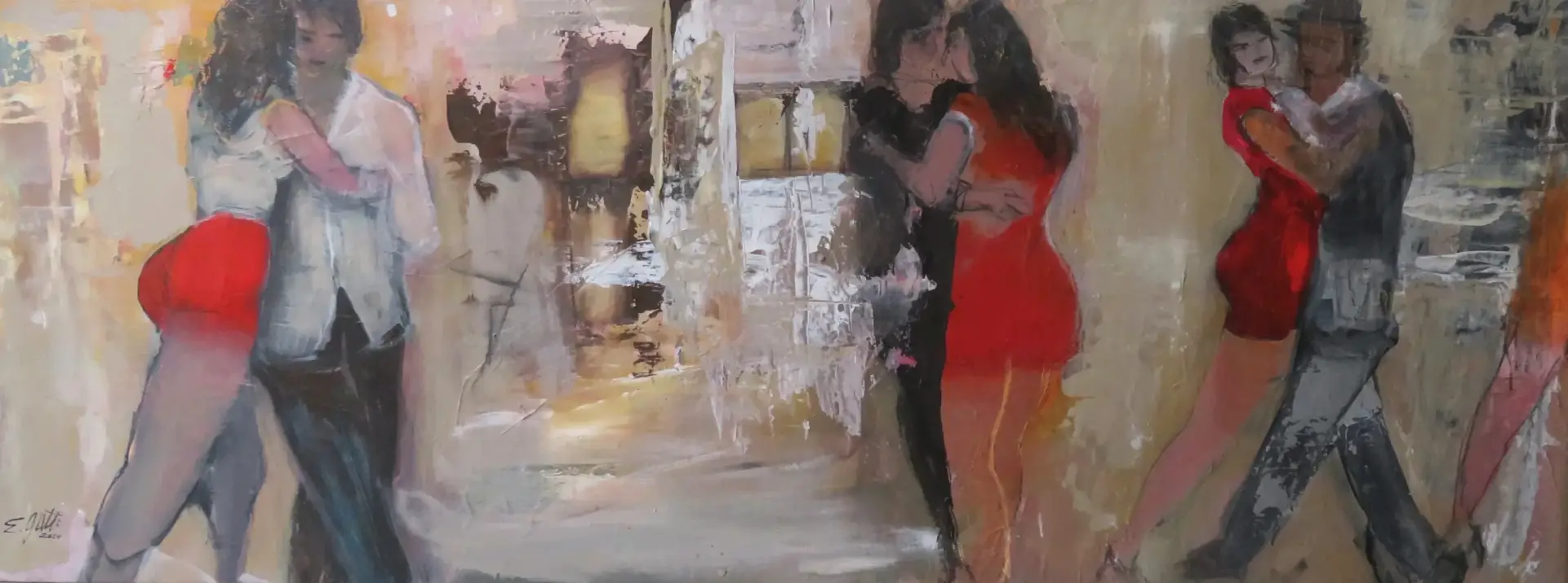Tangoszene, 160x60cm