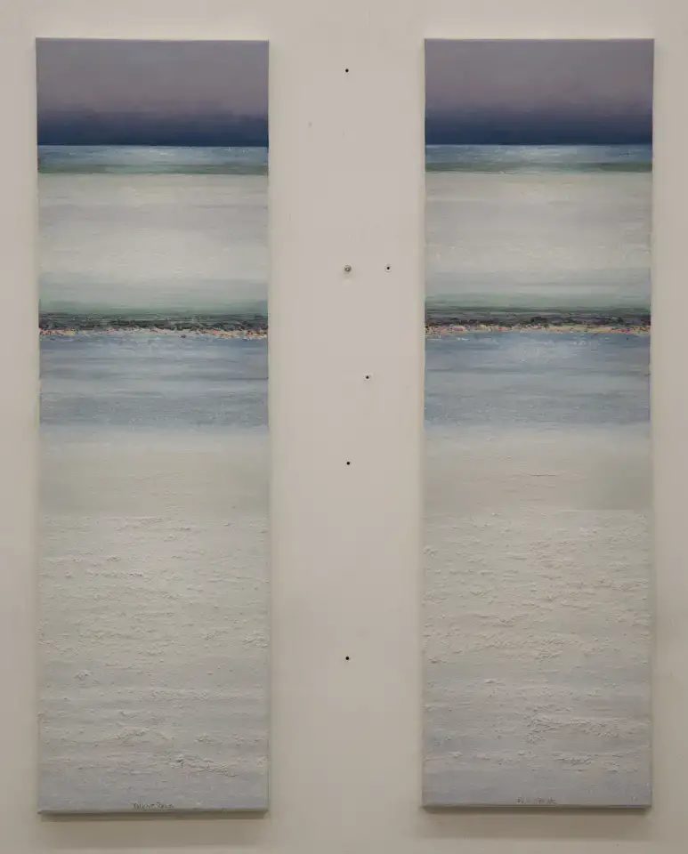 Untiefen, Pärchen IX, je 100x30cm