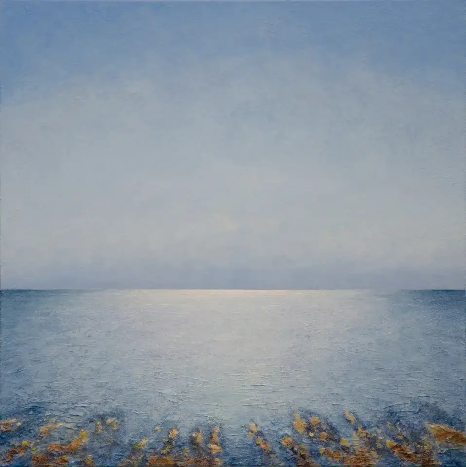 Bilder vom Meer, W4, 80x80cm
