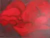 Amaryllis, Acryl auf Leinwand, 100x73cm