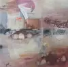 Bodegón, Acryl-Collage, 90x90cm